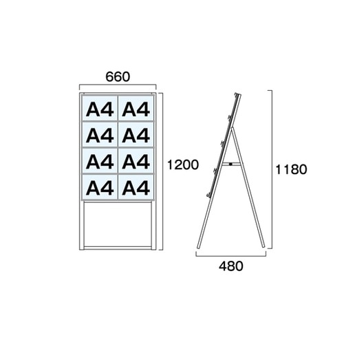 カードケーススタンド看板