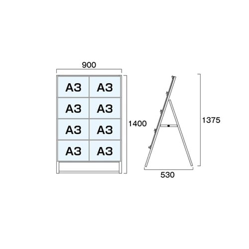 カードケーススタンド看板