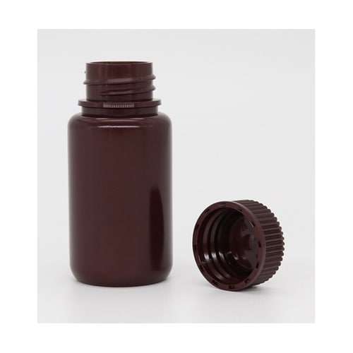 広口試薬ボトル(HDPE 褐色 滅菌)