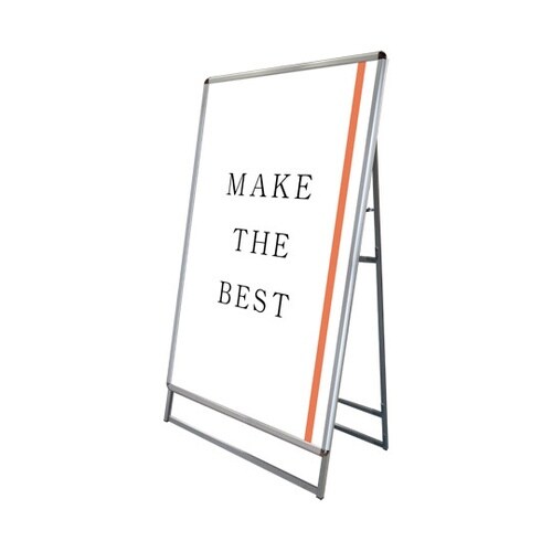 ポスターグリップスタンド看板 屋外用