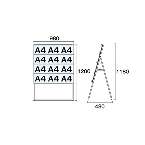 カードケーススタンド看板