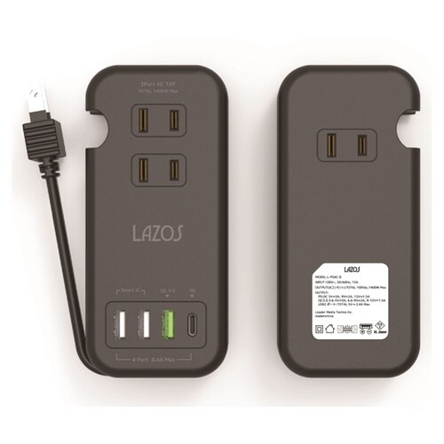 電源タップ AC×3 USB−A×3