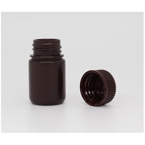 広口試薬ボトル(HDPE 褐色 滅菌)