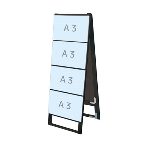 ブラックカードケーススタンド看板