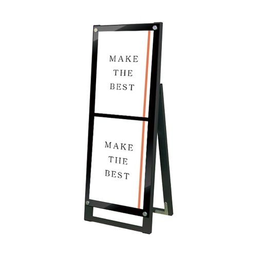 ブラックポスター用スタンド看板マグネジ