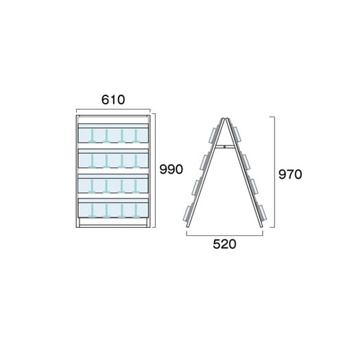 ケーススタンド看板