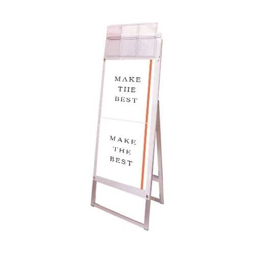 ポスター用スタンド看板パンフレットケース付