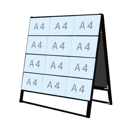 ブラックカードケーススタンド看板