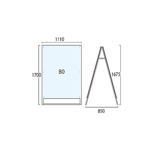 ポスター用スタンド看板