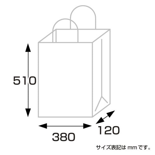 ビニールカバー付手提げ紙袋