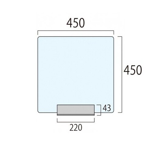 アクリルminiパーテーション