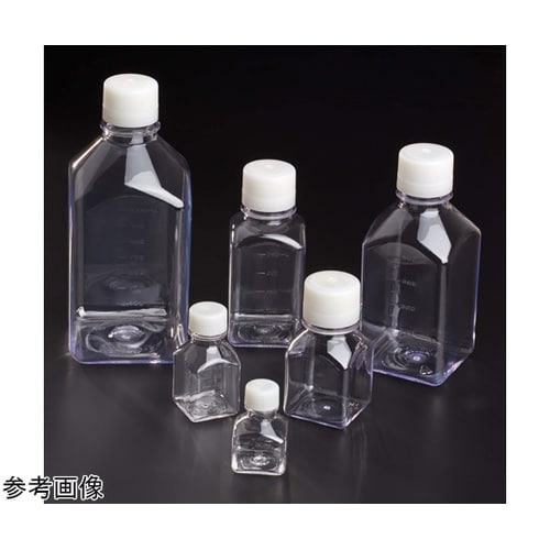 培地ボトル(角型 PETG 個別包装 滅菌済み)