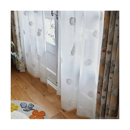 MOOMIN レースカーテン おしりドットボイル