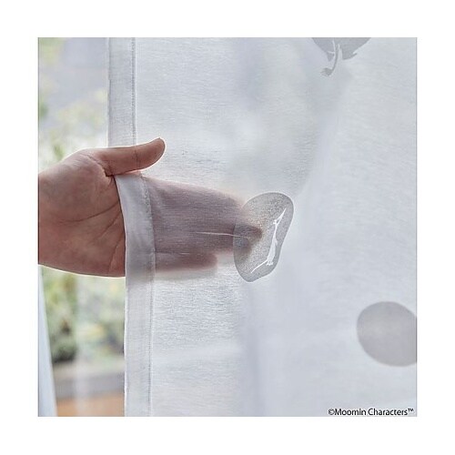 MOOMIN レースカーテン おしりドットボイル
