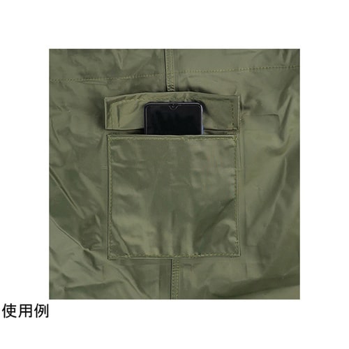 軽作業用胴付長靴 カーキ 靴サイズ