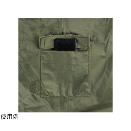 軽作業用胴付長靴 カーキ 靴サイズ