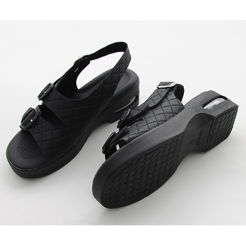 キルティングエアーソールサンダル