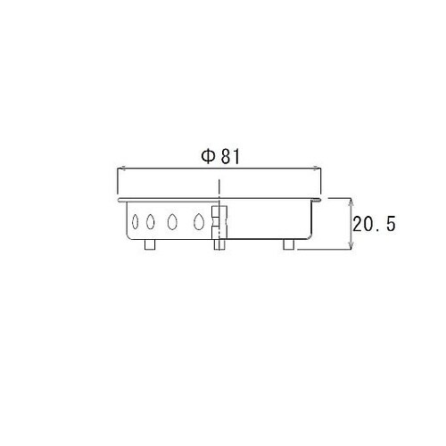 ゴム巻蓋/中カゴ 【TO−170A−G】