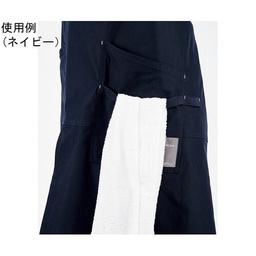 CAREAN エプロン BRIGHT TWILL STRETCH カーキ