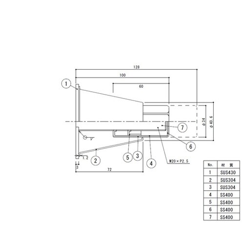 アジャスト脚 四角座