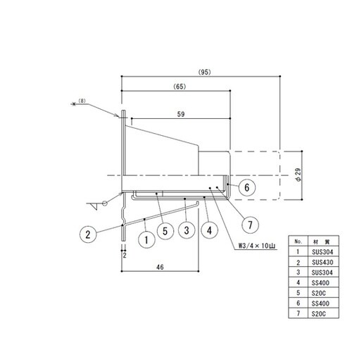 アジャスト脚 四角座