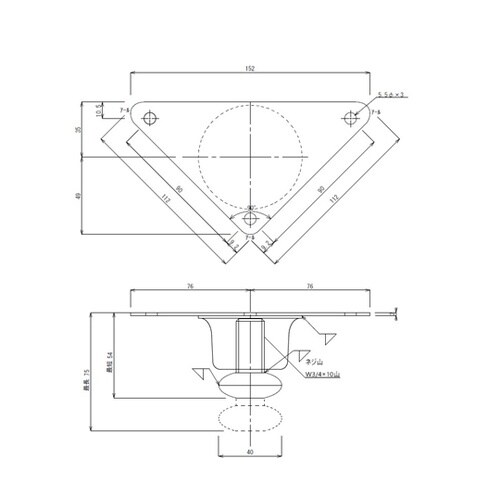 アジャスト脚 三角座