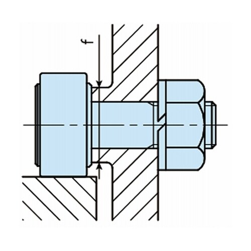 偏心スタッドカムフォロア CFES−B(保持器付き)