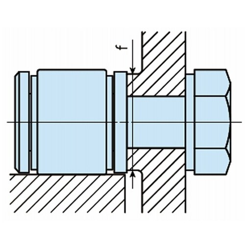 スラストワッシャ付きミニアチュアカムフォロア
