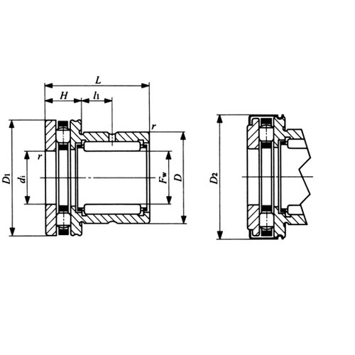 スラストローラベアリング付ニードルベアリング