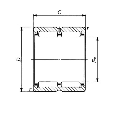 旋削形ニードルベアリング