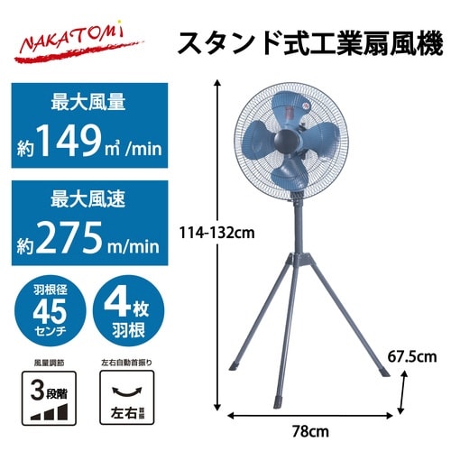 工場扇 樹脂羽根45cm