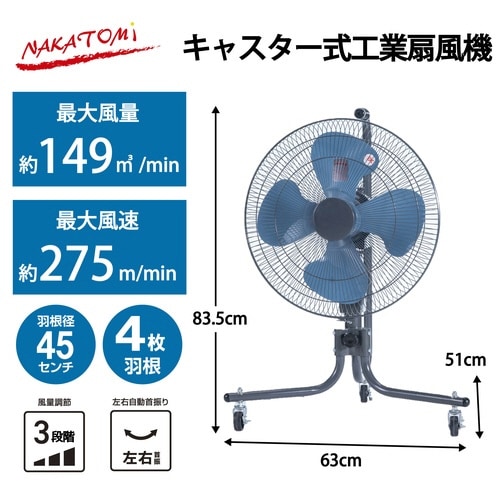 工場扇 樹脂羽根45cm