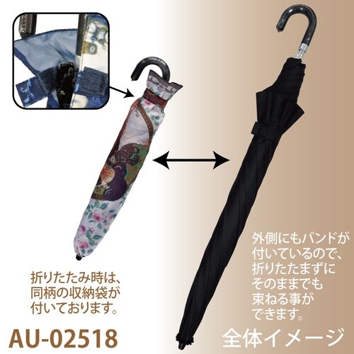 名画折リタタミ傘(アールヌーボー)