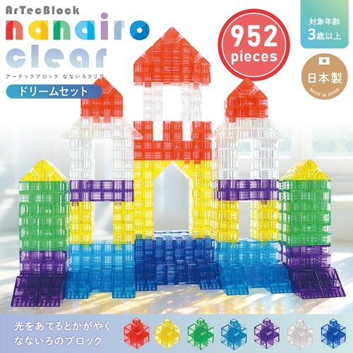 Artecブロック なないろクリア