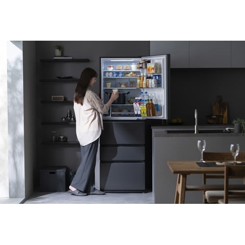 冷凍冷蔵庫 370L 自動製氷機能付 IRSN−I37A
