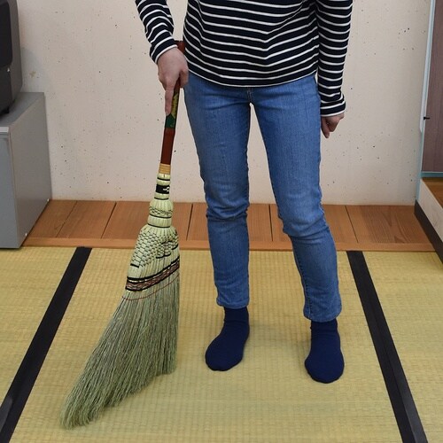 手編みほうき