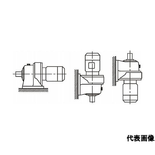 サイクロ減速機 6000シリーズ 三相モータ直結形