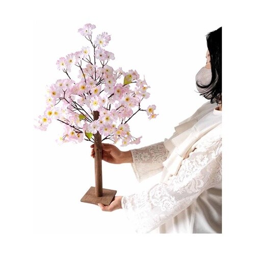 卓上桜立ち木(造花)