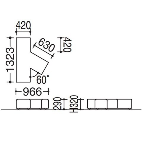 コビーズ ト字 高 480SH LB79WH