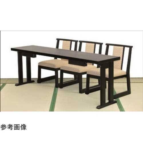 宴楽膳 平安二人膳 メラミン細目黒 11−37−1