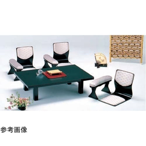 座卓 メラミングリーン乾漆(折脚)