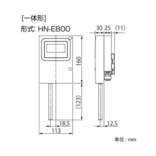 HN−E8series 壁取付形温湿度計