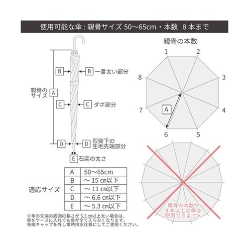 ビヨーンdo傘カバー