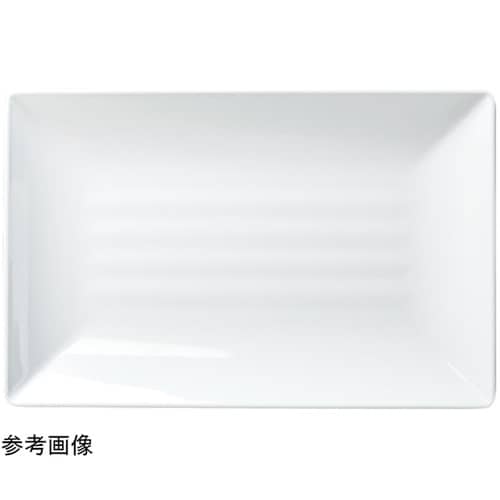 メラミン 腰丸長角盛皿 ホワイト