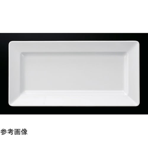 メラミン 隅丸長角盛皿 ホワイト