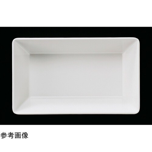 メラミン 長角深盛皿 ホワイト