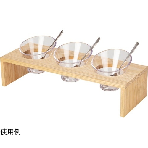 木製穴あきコの字什器