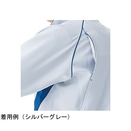 春夏作業服 帯電防止JIS適合 ベルデクセルフレックス RENU ジャンパー シルバーグレー