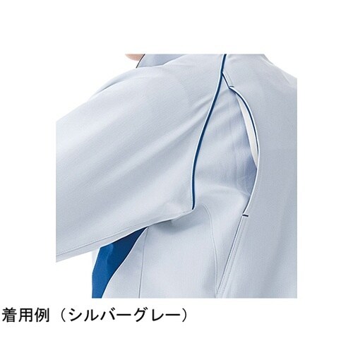 春夏作業服 帯電防止JIS適合 ベルデクセルフレックス RENU ジャンパー シルバーグレー