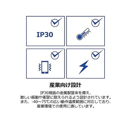 産業用L2マネージドスイッチングハブ